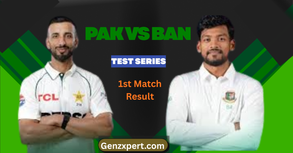 1st Test Match Result