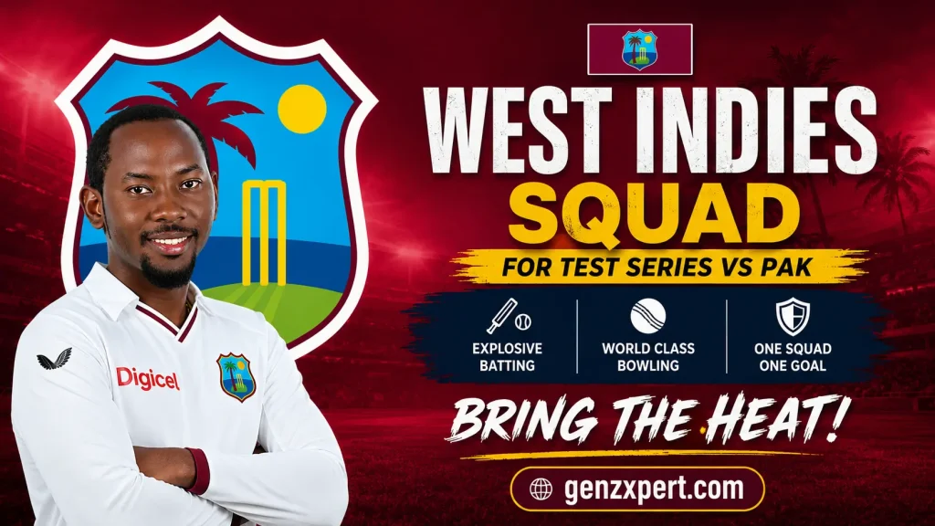 West indies strong squad against Pakistan