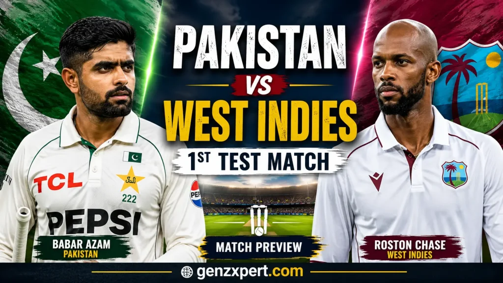 Pakistan vs West Indies 1st Test Preview 2026: